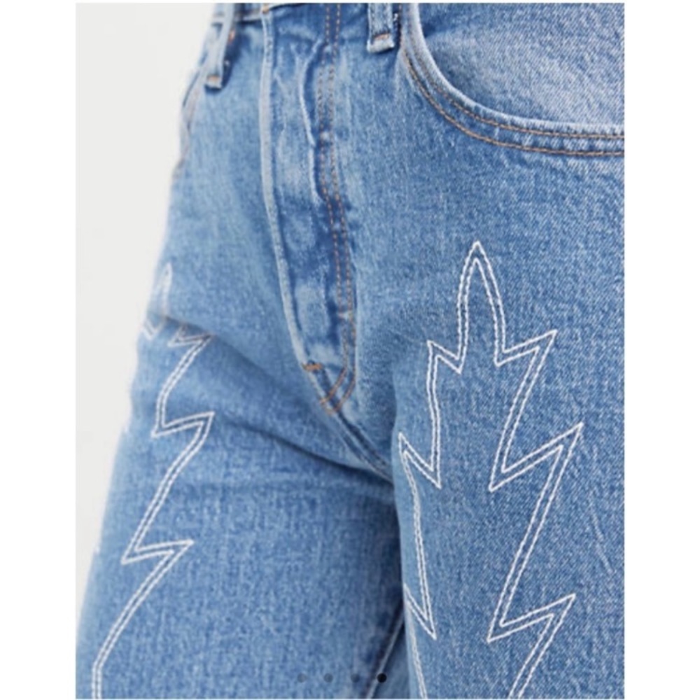 Levi’s 501 embroidered del Norte skinny jeans NWT - Picture 7 of 13